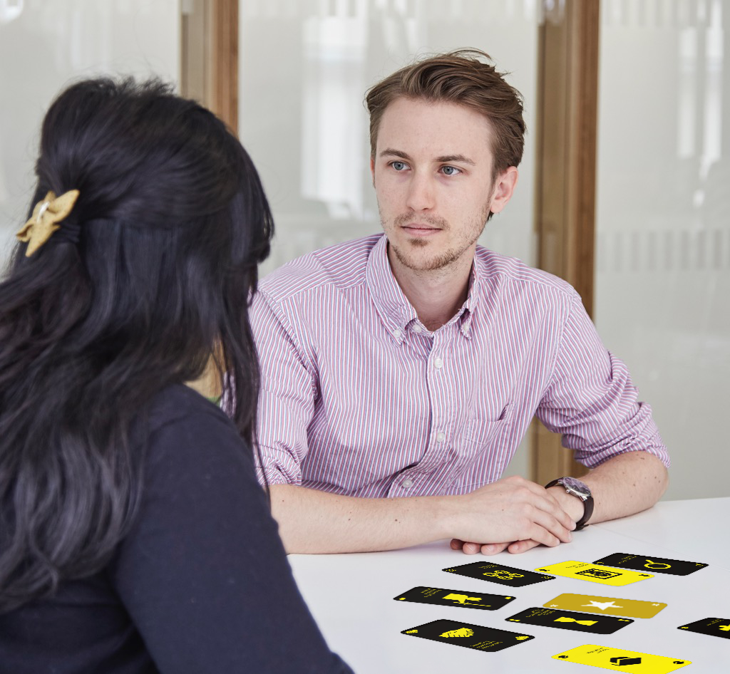 Norwich University tutor taking a PROFILE session with a student